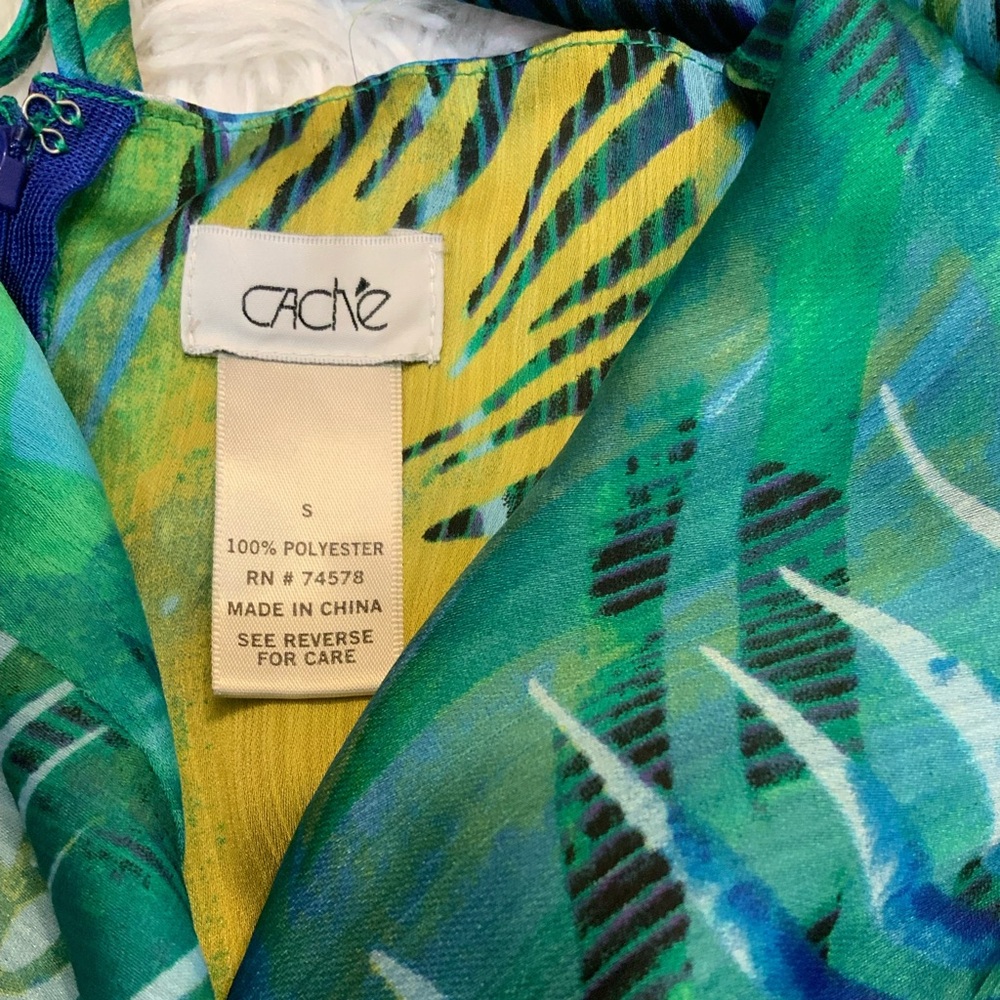Cache Floral Halter Maxi Dress - Picture 4 of 5